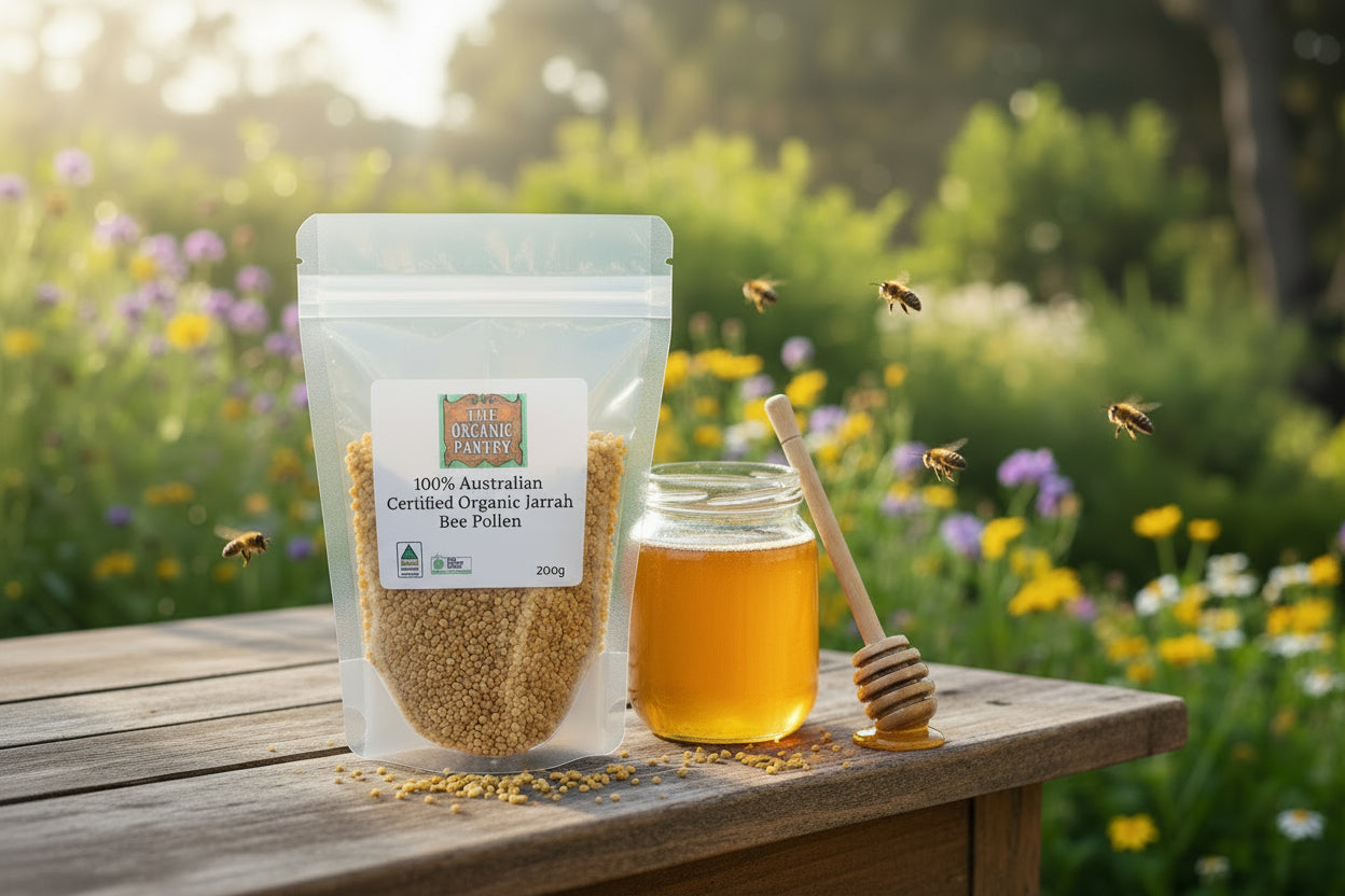 Premium Australian Jarrah Tree Pollen - Raw Organic Superfood - Single Source